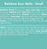 Candy Club Rainbow Sour Belts