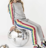 Lola and The Boys Sequin Rainbow Tracksuit Set