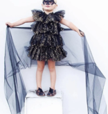 Lola and The Boys Gold Star Tulle Dress