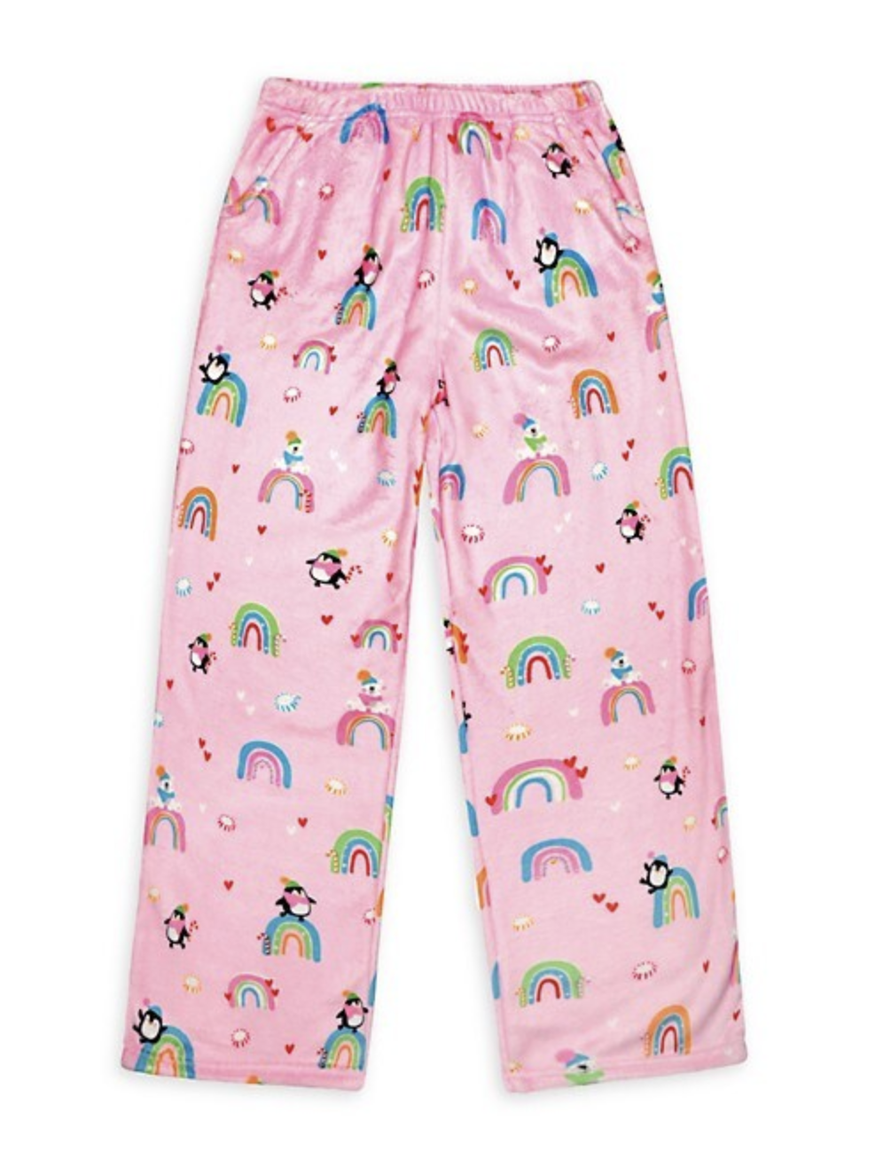 Iscream Peppermint Rainbow Plush Pants 820-1775X
