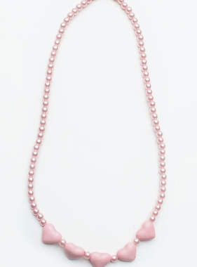Heart Necklace -Pink