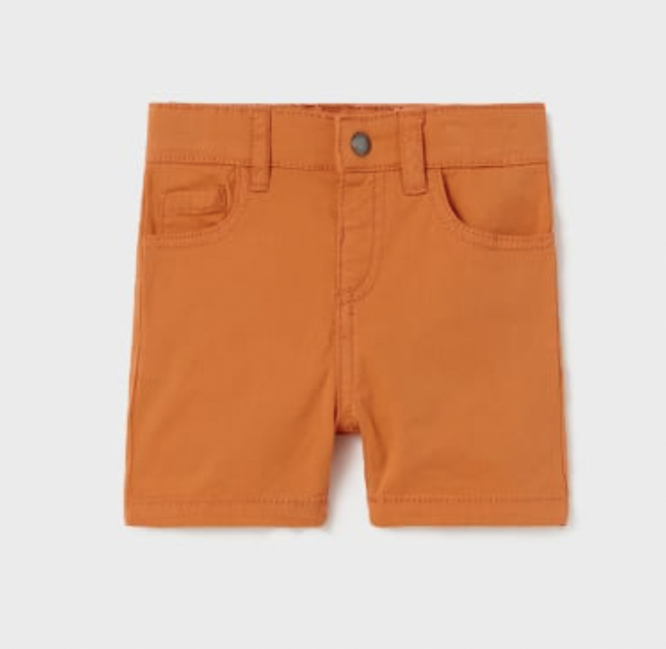 Mayoral 206 25 Basic 5 pockets twill shorts Grapefruit