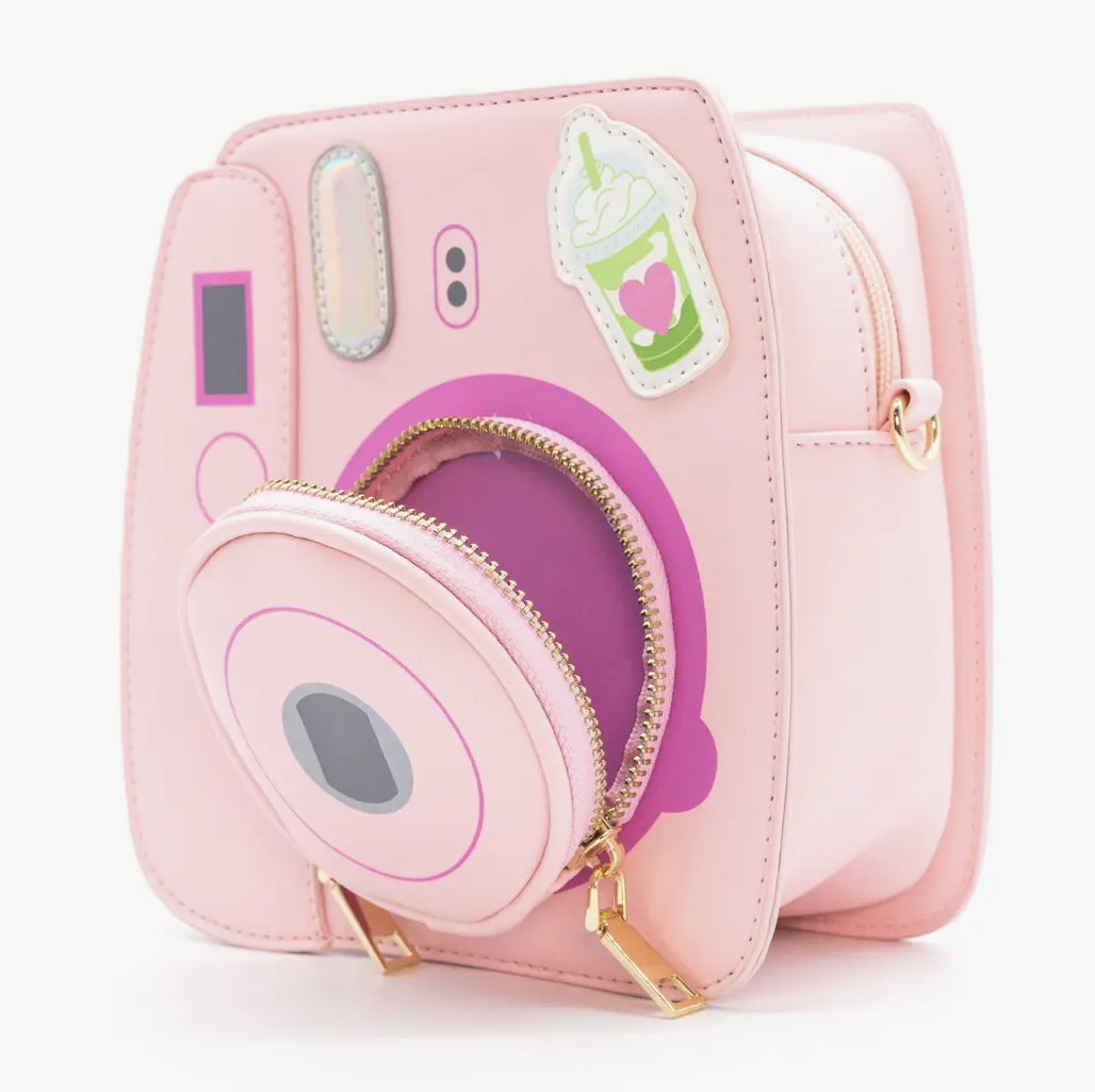 Novelty Purses Oh Snap Instant Camera Handbag -Pretty Pink