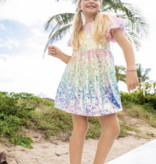 Lola and The Boys Sequin Ombre Dress