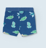 Mayoral 1260 11 Printed fleece shorts Ocean