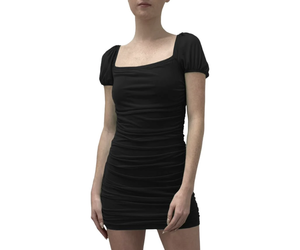 ANYA DRESS-BLACK - Bella Beach Kids