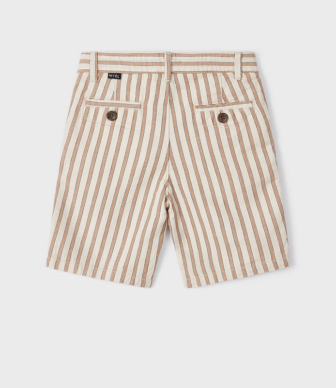 Mayoral 3230 51 Striped shorts Grapefruit