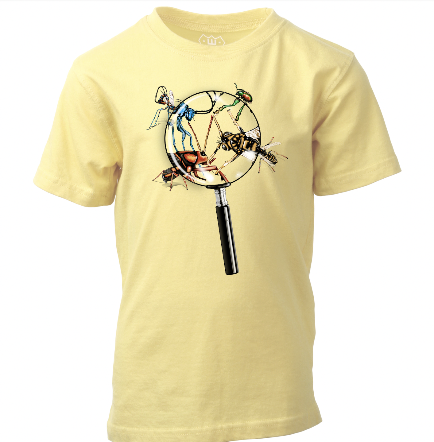 Wes And Willy Insects Magnified SS Tee Butter