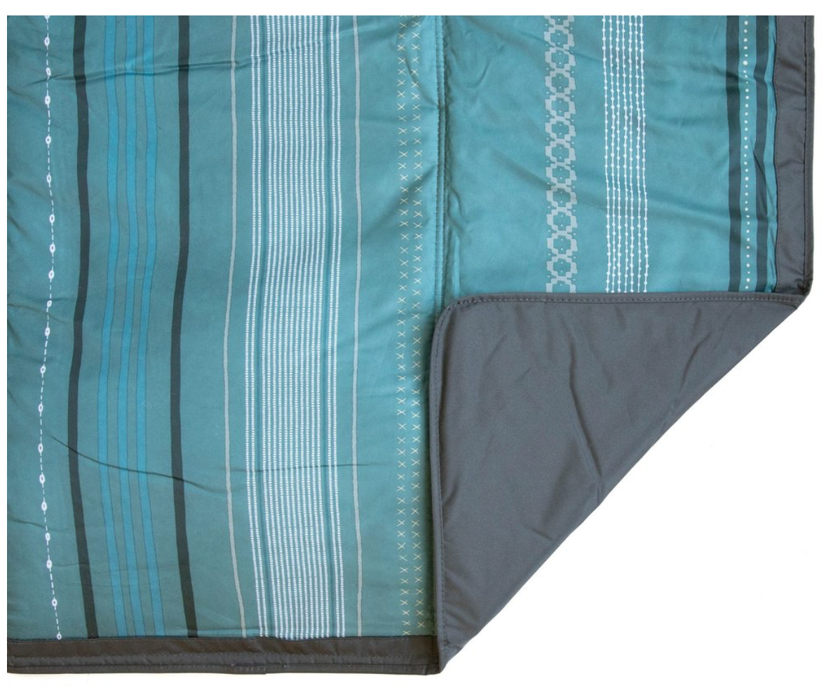 Outdoor Blanket 5x5 - Shoreline Stripe
