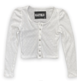 KatieJ NYC Savvannah Cardigan White