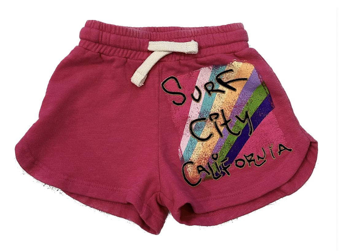 Shorts Surf City Hot Pink