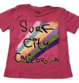 S/S Tee Shirt Surf City Hot Pink