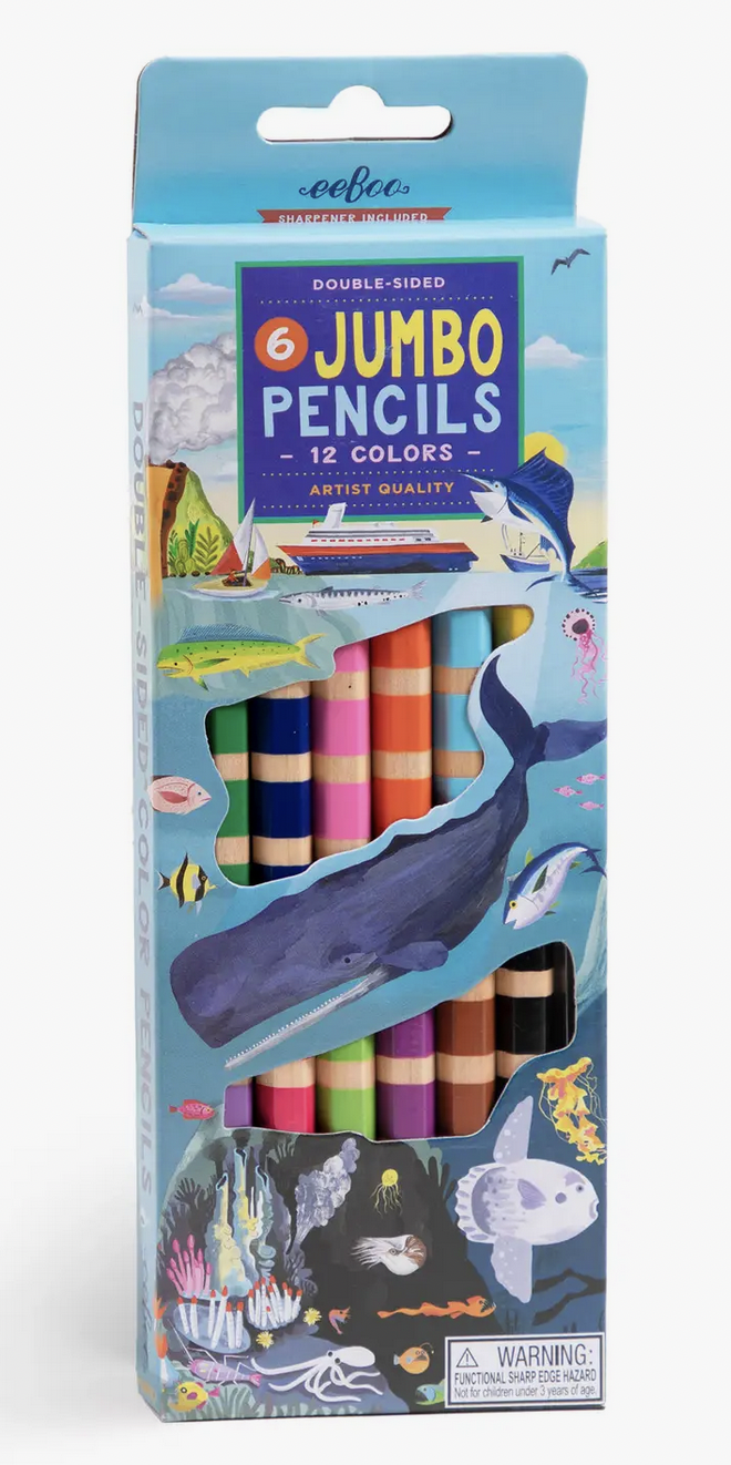 Under the Sea Jumbo Double Color Pencils