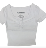 KatieJ NYC Keely Top White