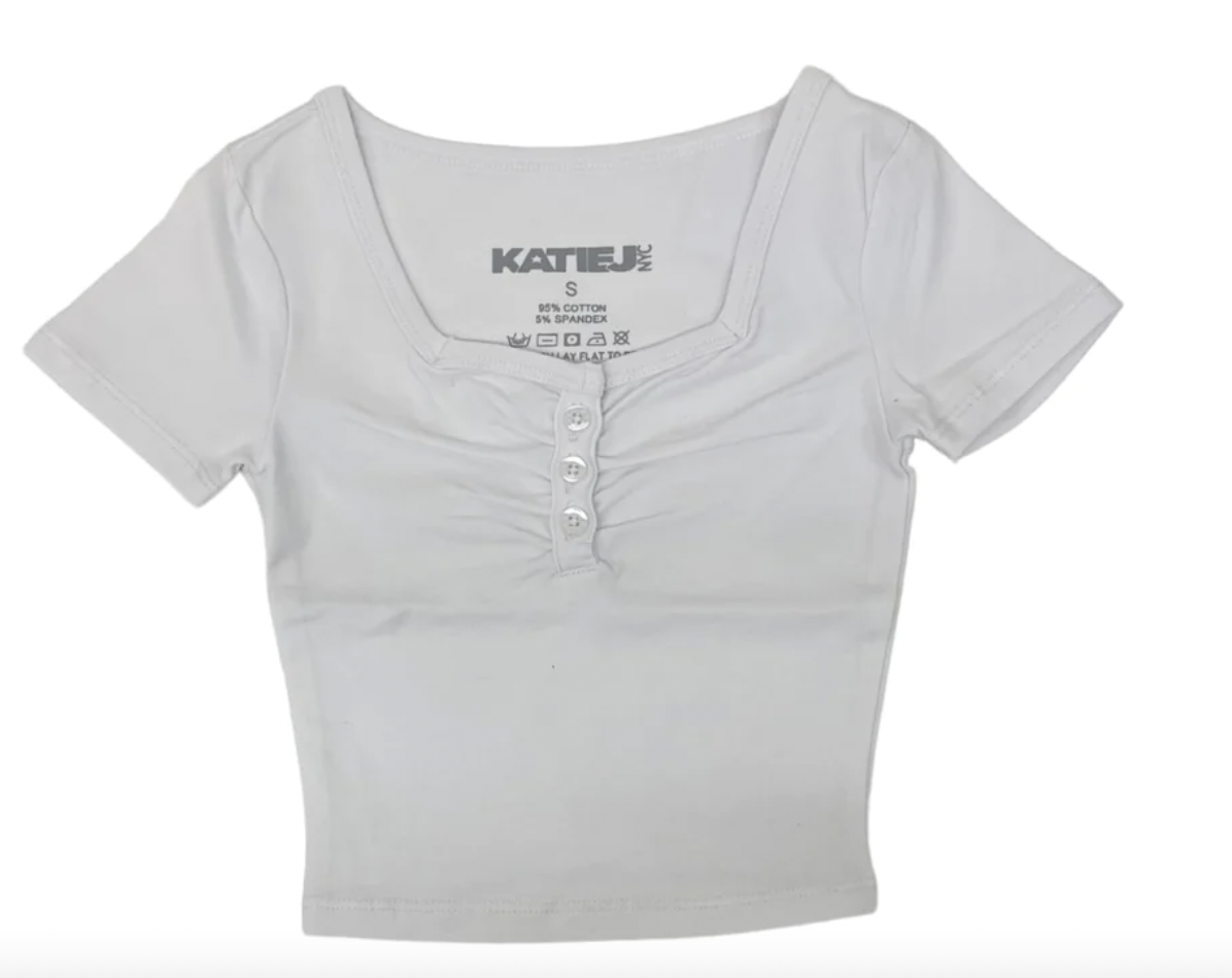 KatieJ NYC Keely Top White
