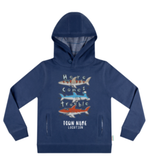 Earth Nymph Boys Hoody Shadey Trouble Denim