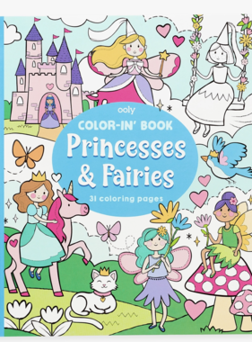 Ooly Color-in' Book - Princesses & Fairies 118-221