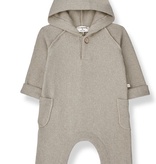 1 + in the Family Leoonard Jumpsuit Hood-Taupe