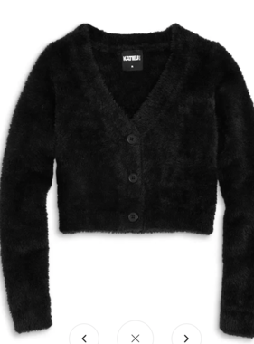 KatieJ NYC Mara Cardigan Black