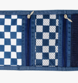 Tiny Treats & Zomi Gems Checkered Boy Wallet-Blue