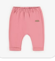 Sourismini Pink stretch pants in soft organic jersey