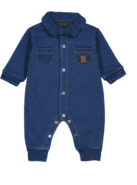 Mayoral 2693 5 Fleece denim bodysuit