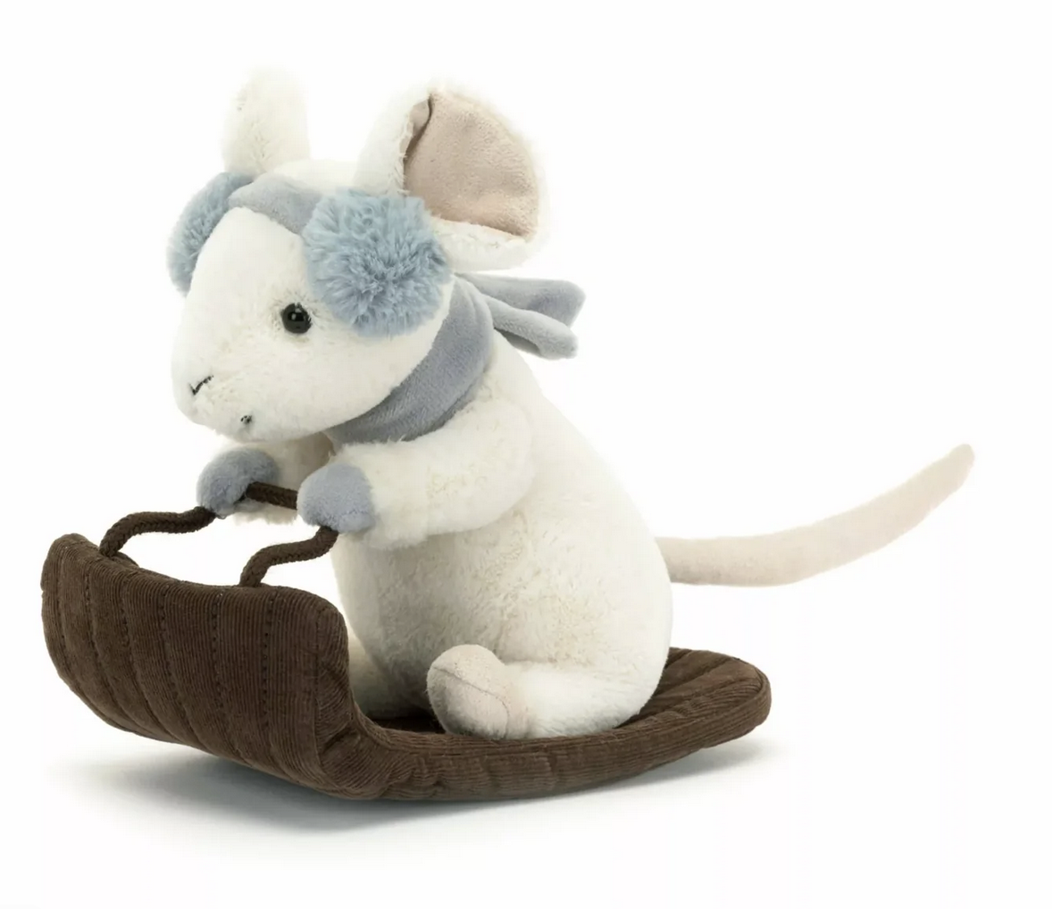 Jellycat Merry Mouse Sleighing MER3SLE