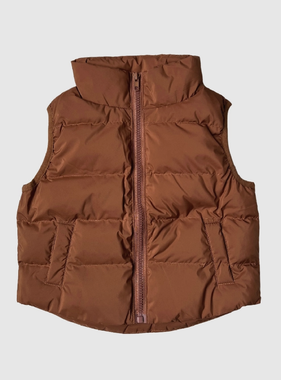 Baby Sprouts Puffer Vest in Caramel