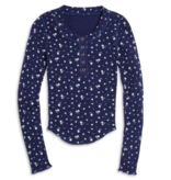 KatieJ NYC Cooper Henley Evening Blue Floral