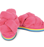 Iscream Furry Platform Slippers