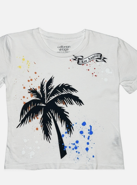 T-Shirt S/S Palms LA WHite K407