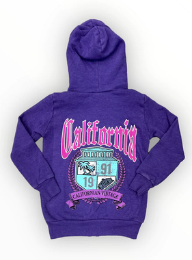 ZIP UP HOODIE UNIVERSITY M K530 PURPLE