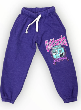 Californian Vintage SWEATPANT KSWP UNIVERSITY W PURPLE LAST ONE SZ 6