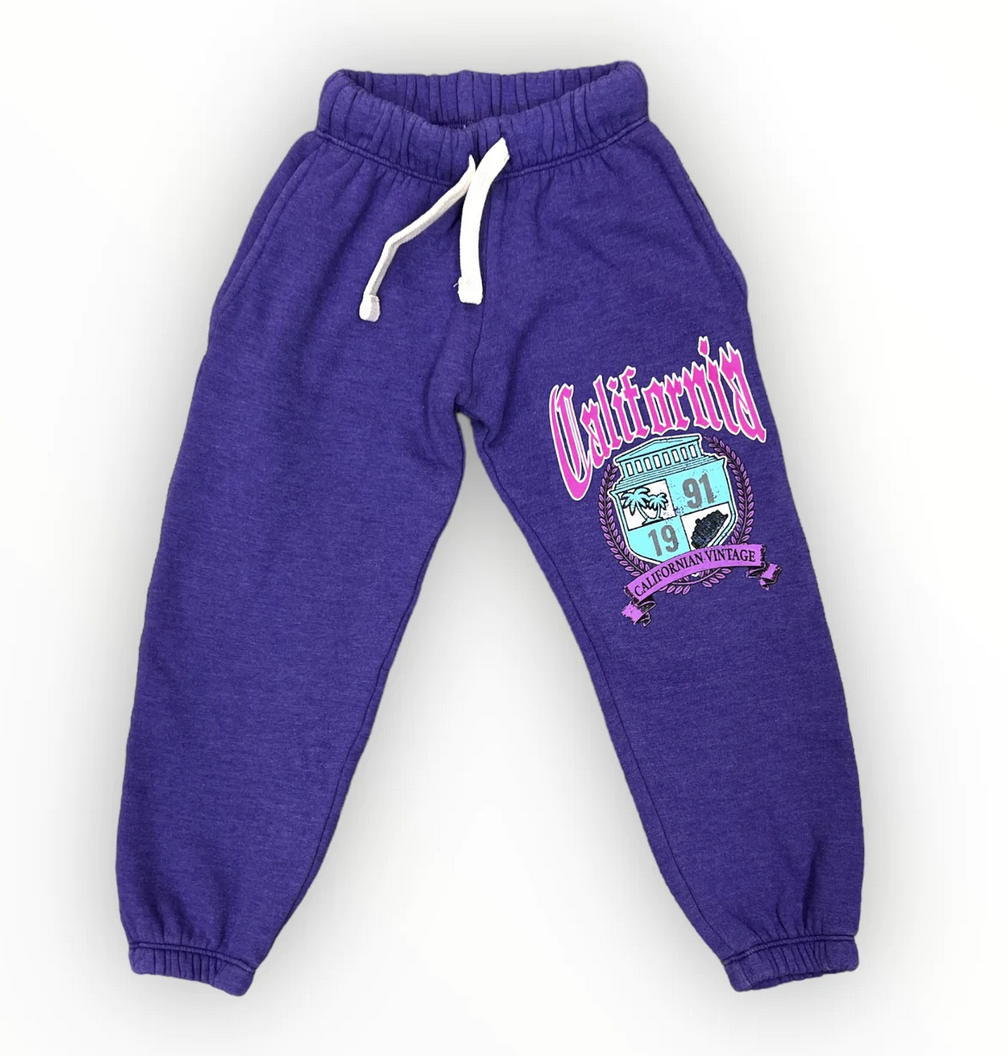 Californian Vintage SWEATPANT KSWP UNIVERSITY W PURPLE