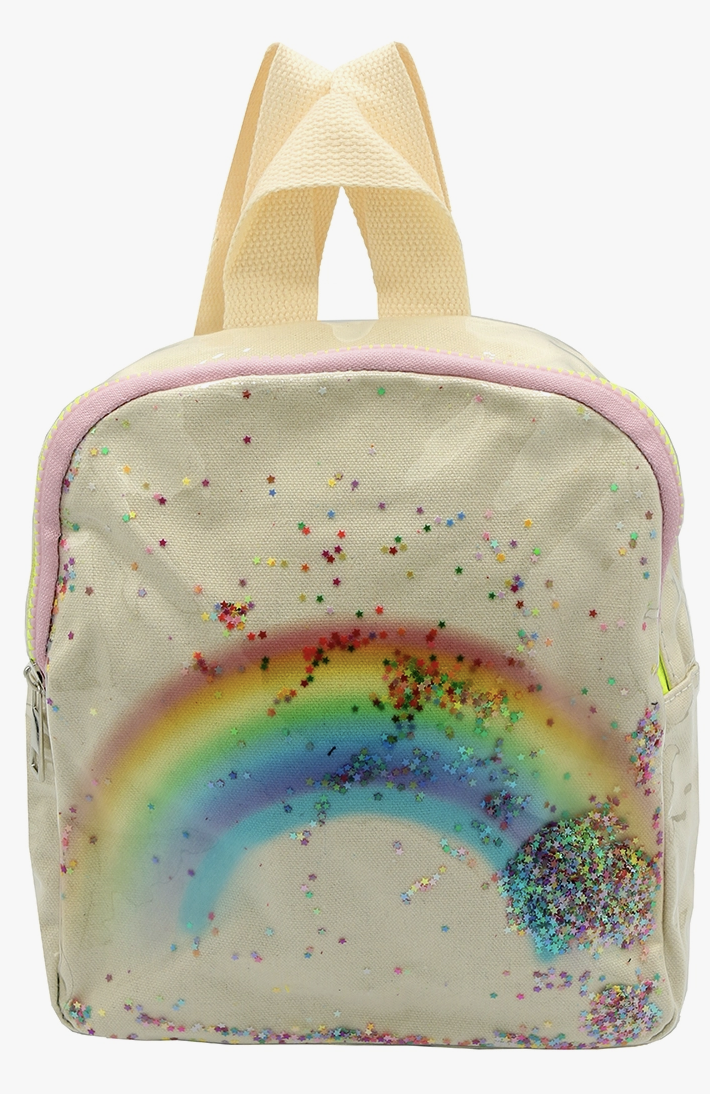 Rainbow Backpack  White
