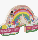 Rainbow Fairy 80pc "Rainbow" Shaped Jigsaw with Shaped Box