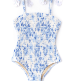 Shade Critters Smocked 1pc - Hibiscus Rose Blue