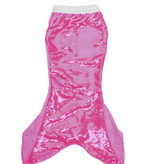 Sequin Mermaid Tail Hot Pink