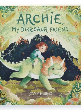 Jellycat Archie, My Dinosaur Friend Book BK4ARC