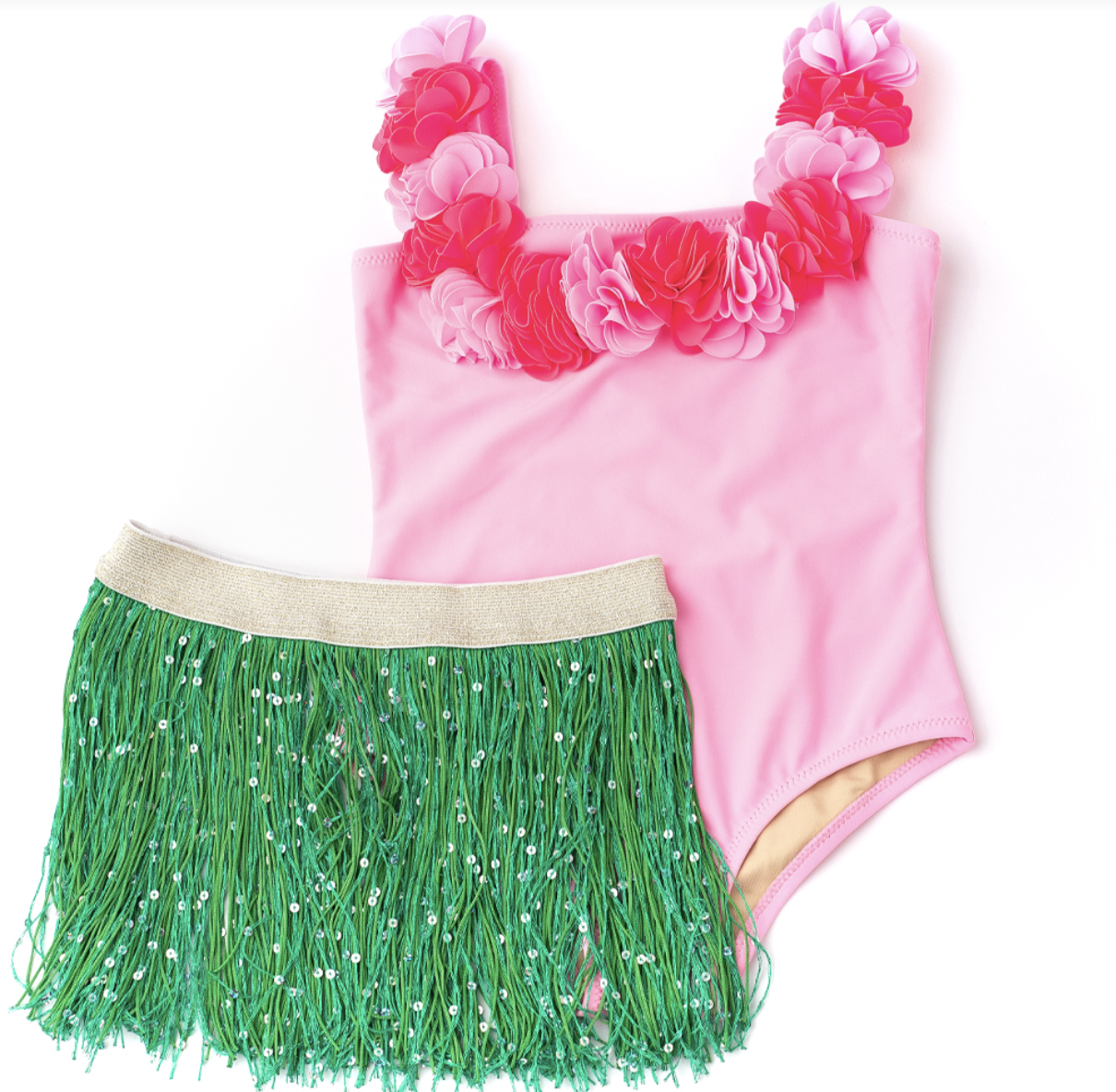 Hula 1pc & Skirt - Lt Pnk