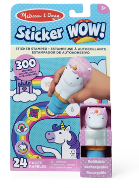Melissa & Doug Sticker WOW! Activity Pad & Sticker Stamper - Unicorn 32013