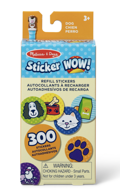 Melissa & Doug Sticker WOW! Refill Stickers - Dog (Stickers Only, 300+)