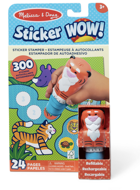 Melissa & Doug Sticker WOW! Activity Pad & Sticker Stamper - Tiger 32014