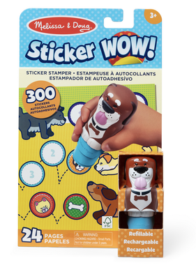 Melissa & Doug Sticker WOW! Activity Pad & Sticker Stamper - Dog 50324