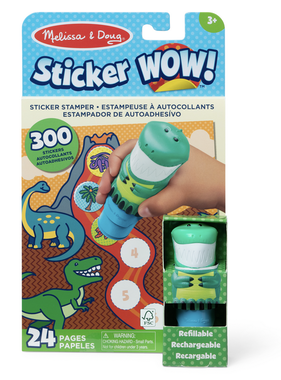 Melissa & Doug Sticker WOW! Activity Pad & Sticker Stamper - Dinosaur