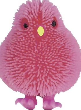 Iscream Pink Chick Light Up Squeeze Toy