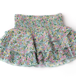 Smocked Skirt - Mint Ditsy