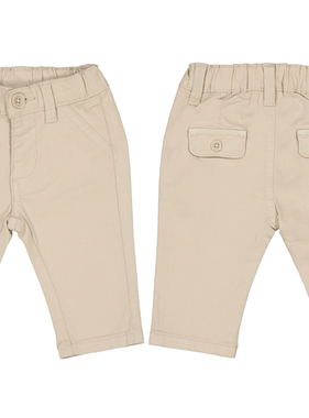 Mayoral 595 55 Malta beige Twill basic trousers