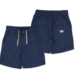 Mayoral 3279 25 Striped linen shorts Indigo