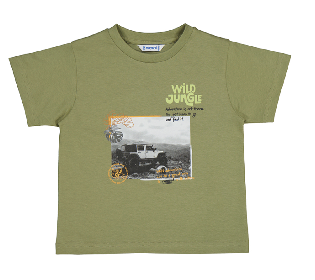 Mayoral 3010 72 S/s t-shirt Iguana grn